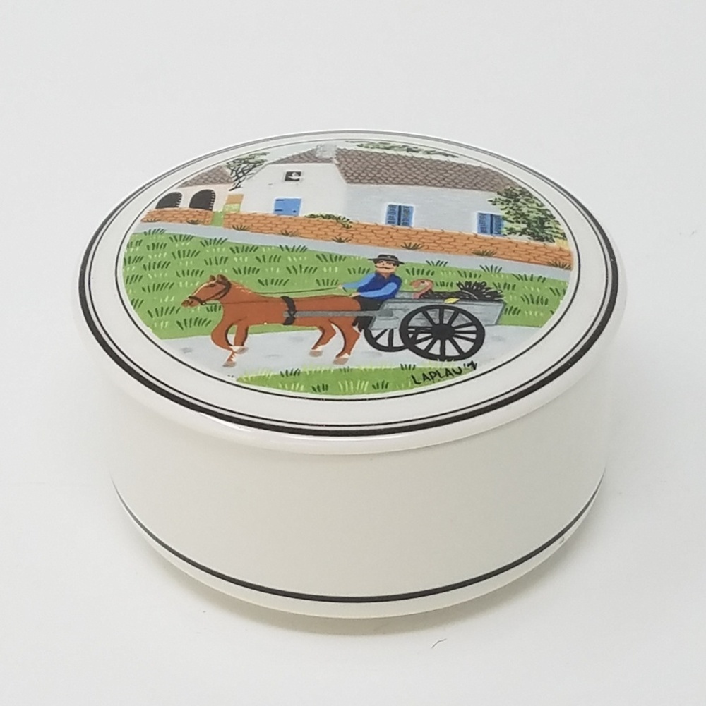 Villeroy & Boch white porcelain trinket candy box‎